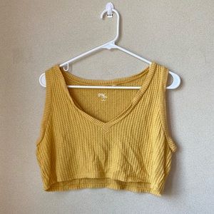 PacSun - Yellow Crop Tank
